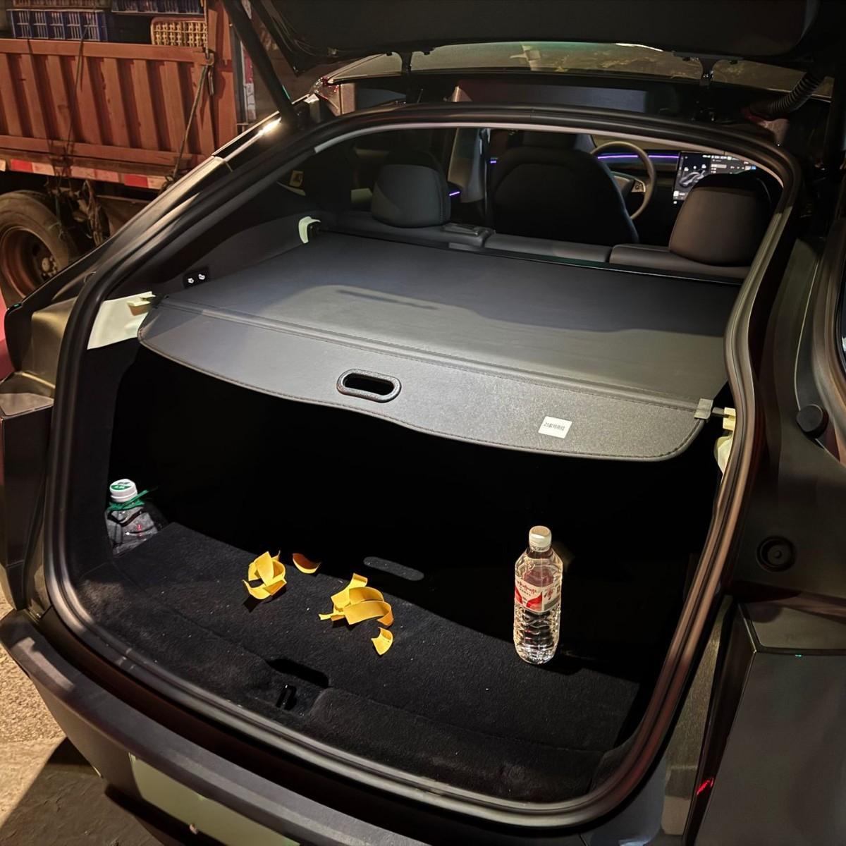 Retractable Rear Trunk Cargo Cover for Model Y Juniper