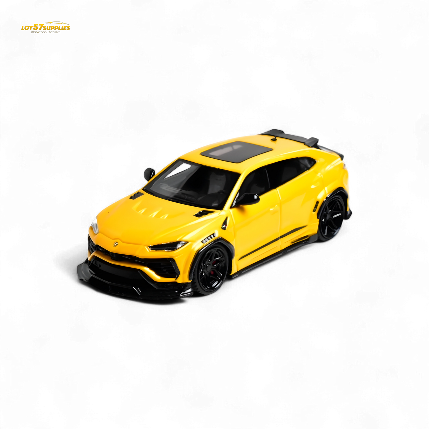 Flame Lamborghini Urus LBWK Giallo Auge Yellow Resin 1:64