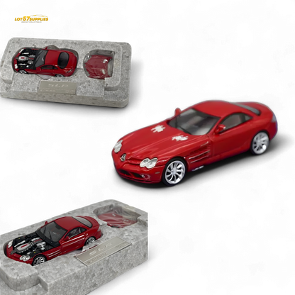 Street Weapon Mercedes Benz McLaren SLR in Red With Detachable Hood 1:64