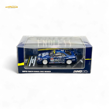 Inno64 NISSAN SKYLINE GT-R (R34) #3 "ENDLESS ADVAN"  Super Taikyu Series 2002 Winner 1:64