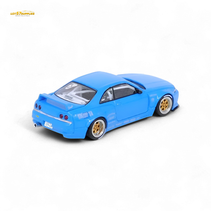 Inno64 Nissan Skyline GT-R R33 Pandem Rocket Bunny Widebody in Blue 1:64