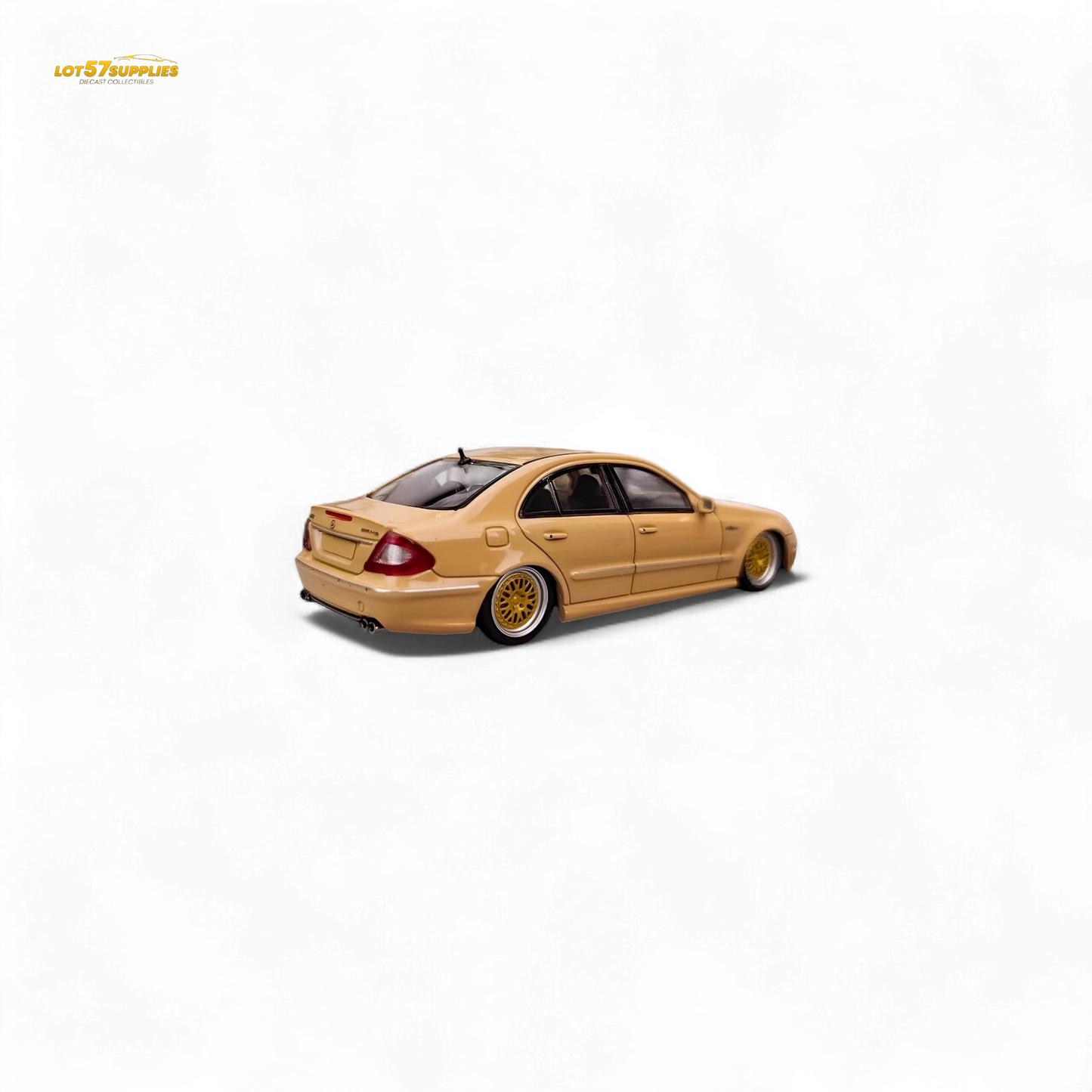 MK Model Mercedes-Benz E63 AMG W211 Lowered in Desert Yellow 1:64