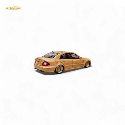 MK Model Mercedes-Benz E63 AMG W211 Lowered in Desert Yellow 1:64