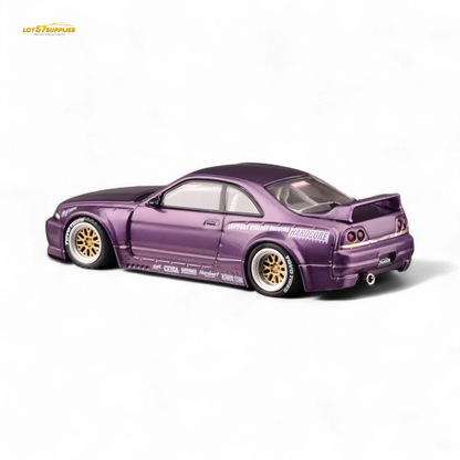 Inno64 NISSAN SKYLINE GT-R (R33) "PANDEM ROCKET BUNNY" Purple 1:64