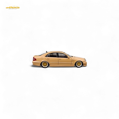 MK Model Mercedes-Benz E63 AMG W211 Lowered in Desert Yellow 1:64
