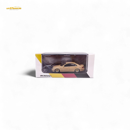 MK Model Mercedes-Benz E63 AMG W211 Lowered in Desert Yellow 1:64