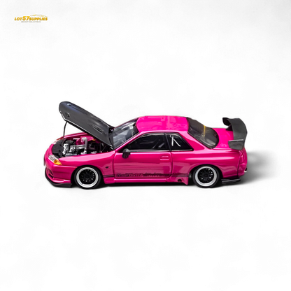 Focal Horizon Skyline GT-R R32 Top Secret Pink 1:64
