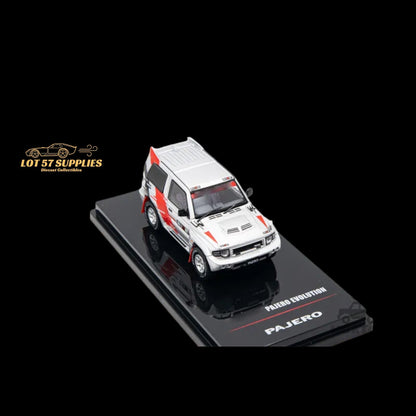 Inno64 Mitsubishi Pajero Evolution "RALLIART" in Silver 1:64 IN64-EVOP-RAWSIL