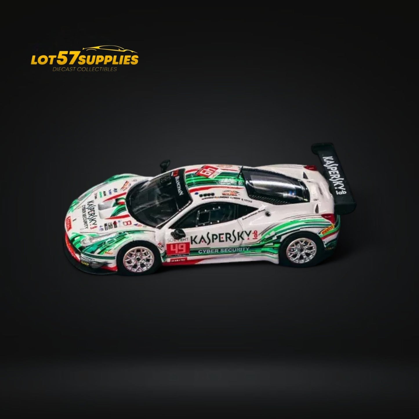 Tarmac Works Ferrari 458 Italia GT3 24 Hours of Spa 2016 #49 1:64