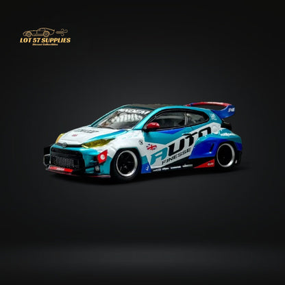 Fuji Toyota Yaris GR Auto Finesse Blue #99 1:64