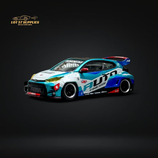 Fuji Toyota Yaris GR Auto Finesse Blue #99 1:64