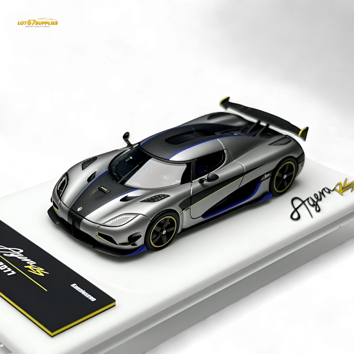 Guo Ji Agera RS - Matte Silver Gray 1:64