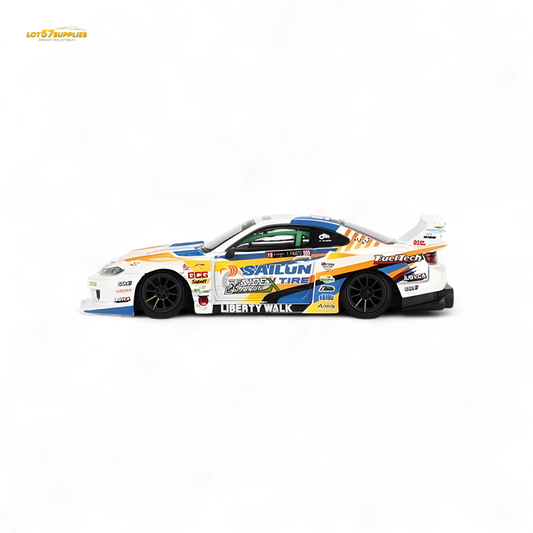 Mini-GT Nissan LB-Super Silhouette S15 Silvia 2023 Formula Drift Japan #895 1:64
