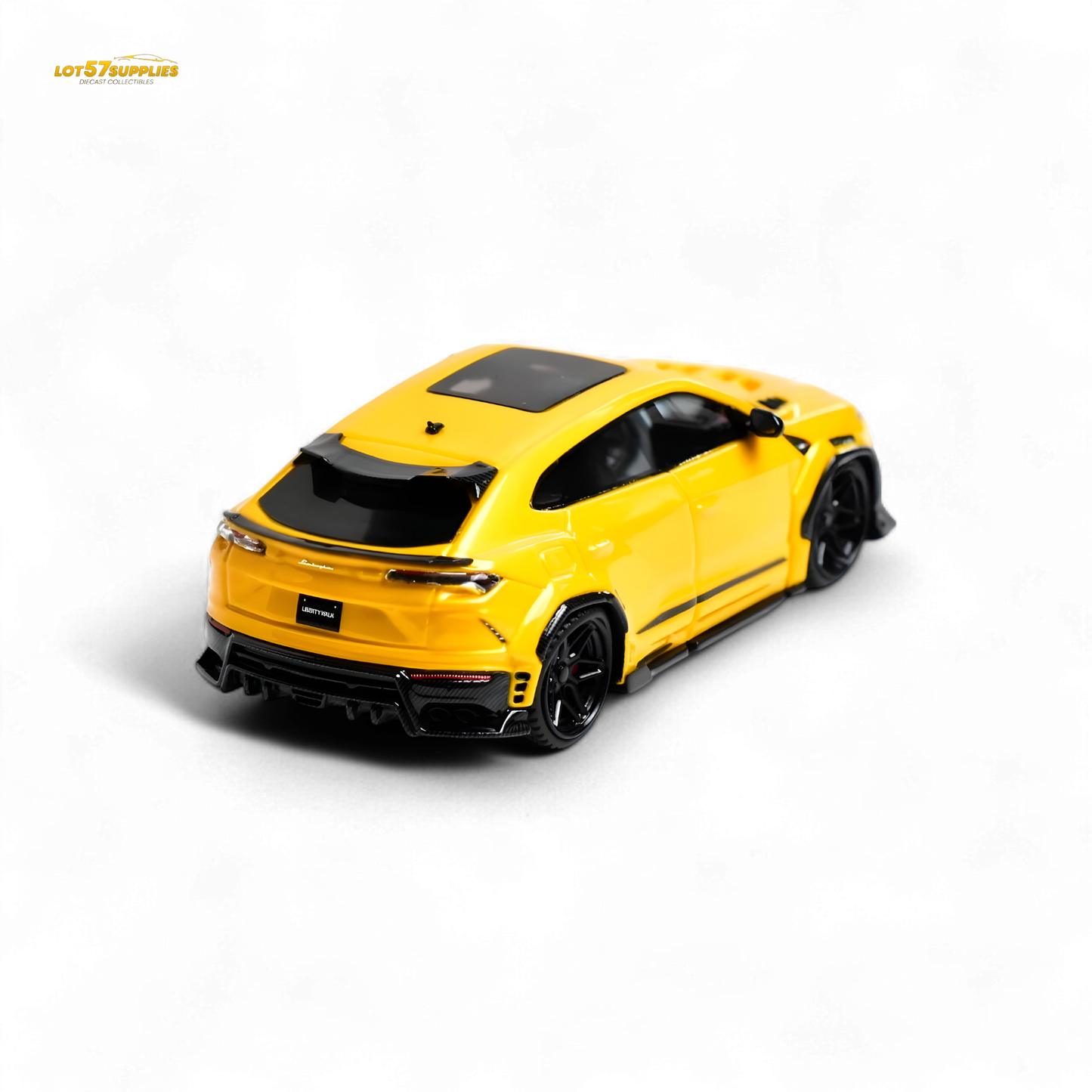 Flame Lamborghini Urus LBWK Giallo Auge Yellow Resin 1:64