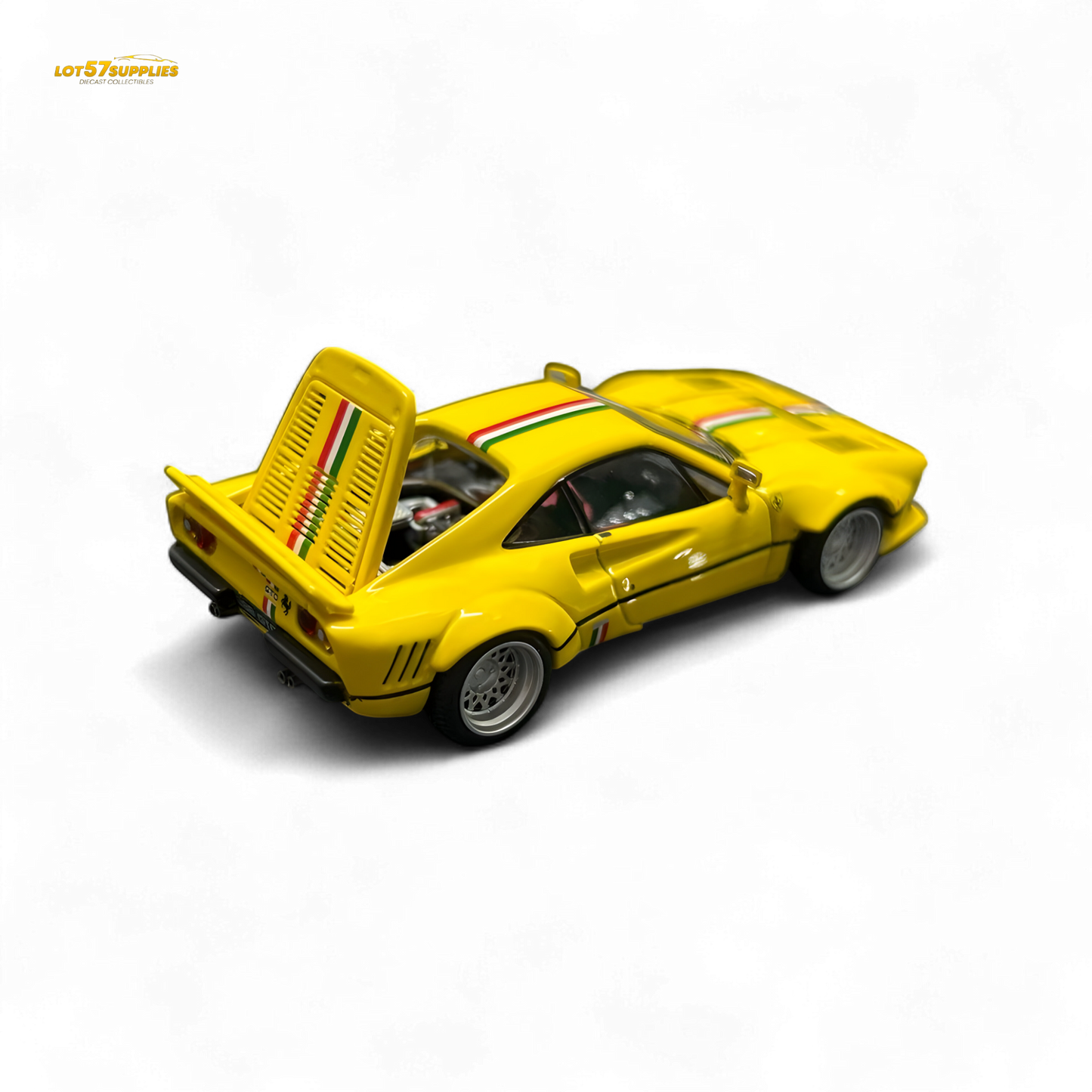 Hone Model 64 288GTO Wide-Body - Latte Art Yellow 1/64