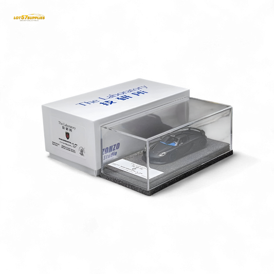 The Laboratory X ZONZO Gemballa Mirage GT MATTE BLACK 1:64 Resin