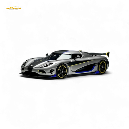 Guo Ji Agera RS - Matte Silver Gray 1:64