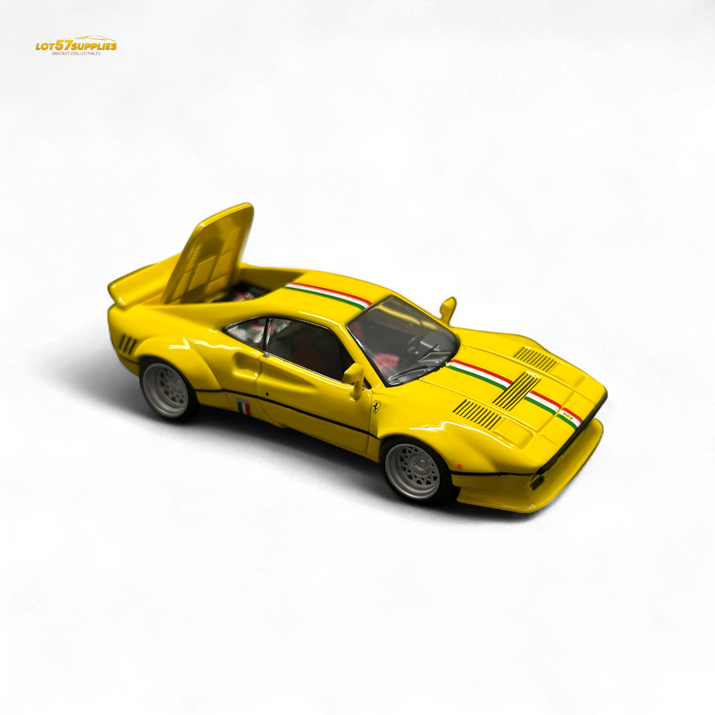 Hone Model 64 288GTO Wide-Body - Latte Art Yellow 1/64