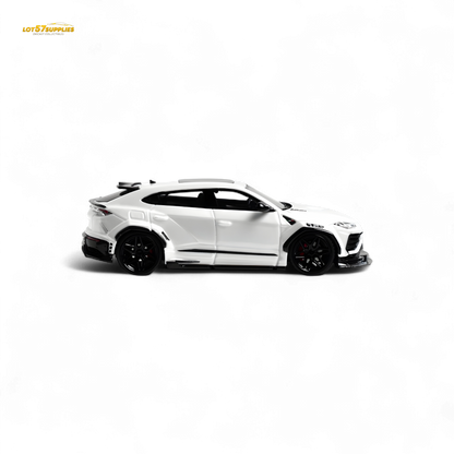 Flame Lamborghini Urus LBWK Bianco Icarus White Resin 1:64