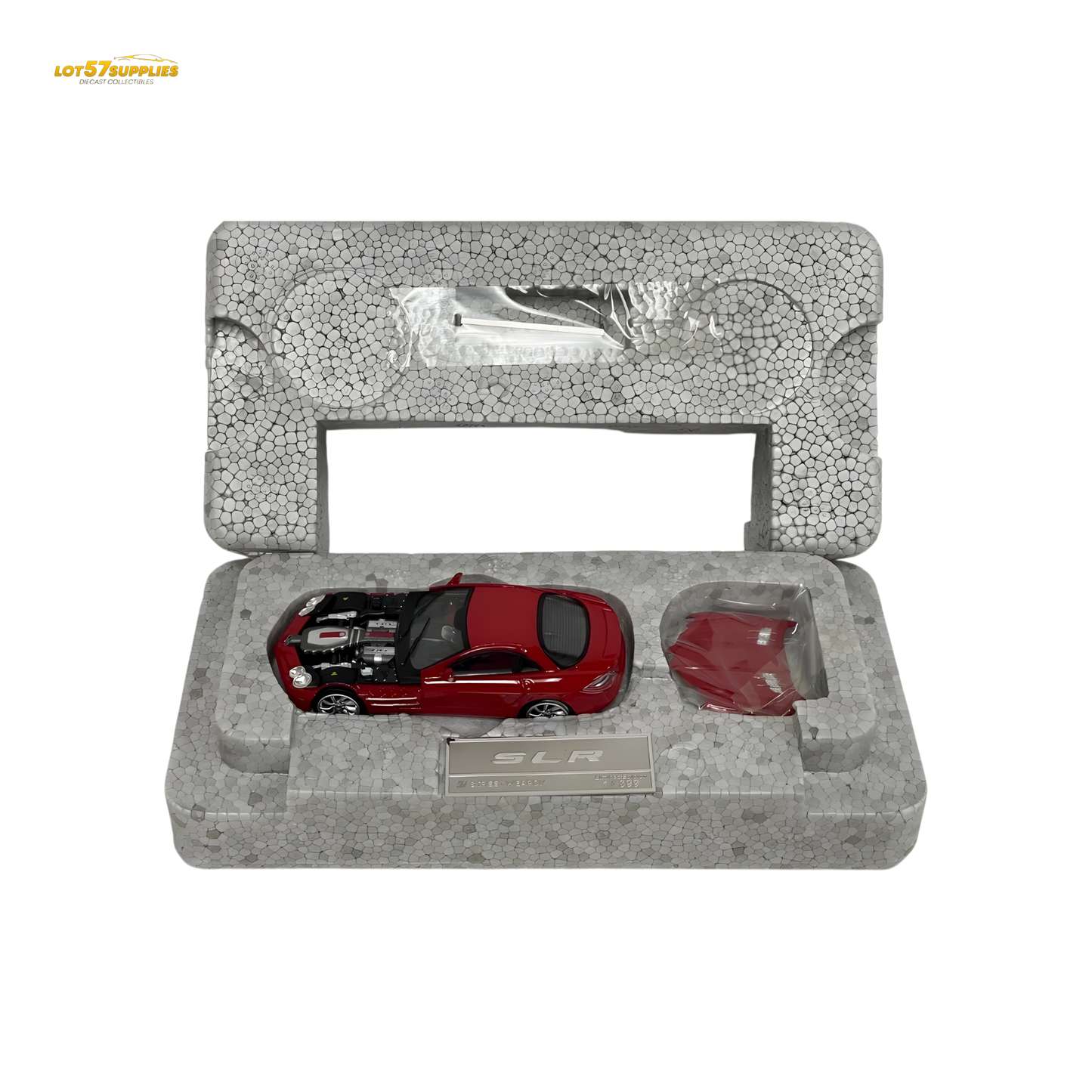 Street Weapon Mercedes Benz McLaren SLR in Red With Detachable Hood 1:64