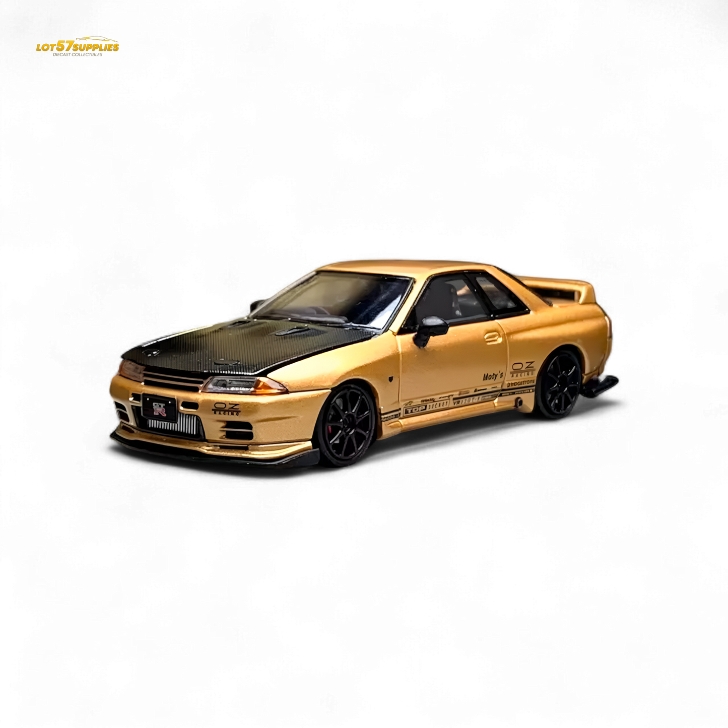 Focal Horizon Skyline GT-R R32 Top Secret Gold 1:64