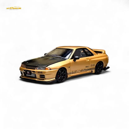 Focal Horizon Skyline GT-R R32 Top Secret Gold 1:64