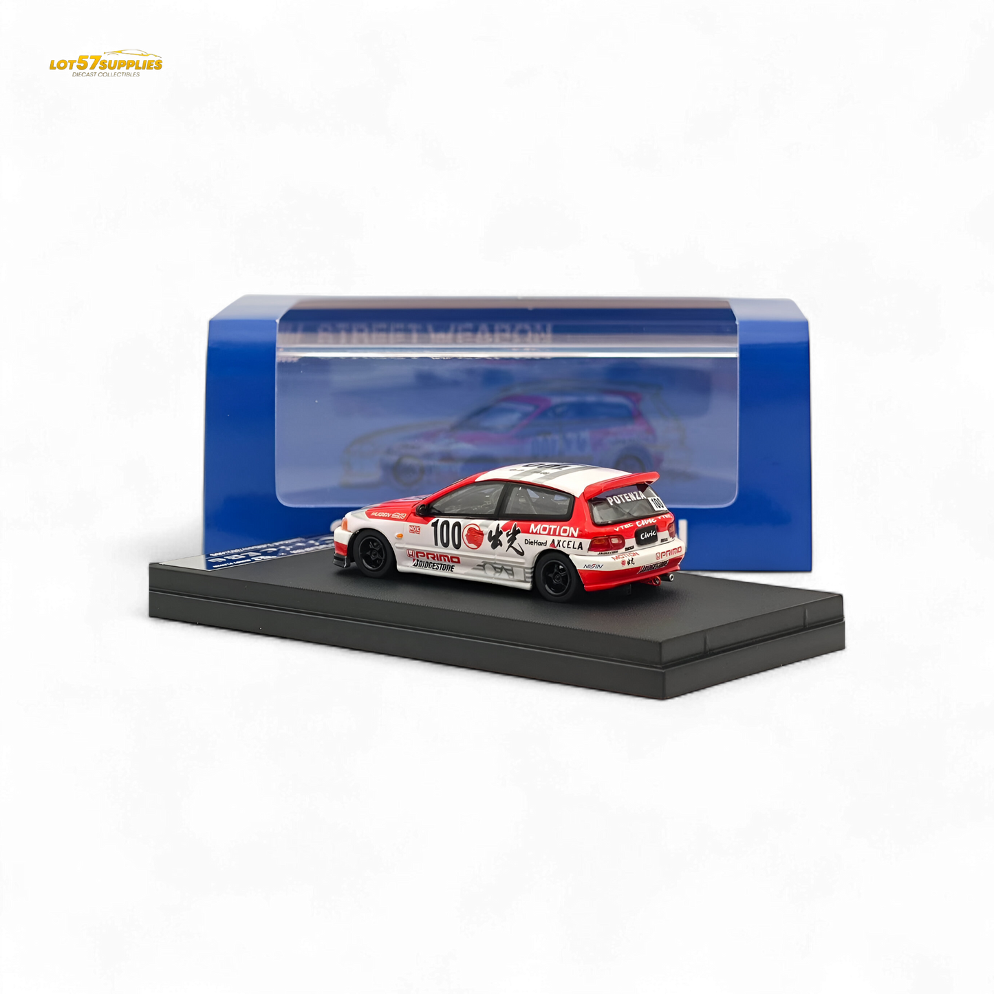 Street Weapon Honda Civic EG6 Idemitsu Street Edition 1:64