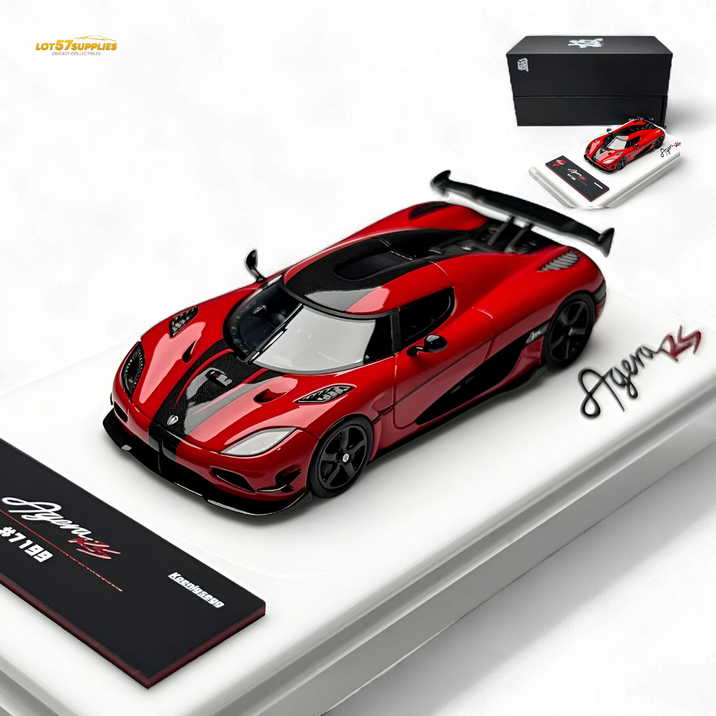 Guo Ji Agera RS - Red (Chilli Red) 1:64