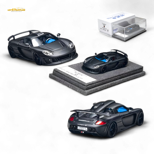 The Laboratory X ZONZO Gemballa Mirage GT MATTE BLACK 1:64 Resin