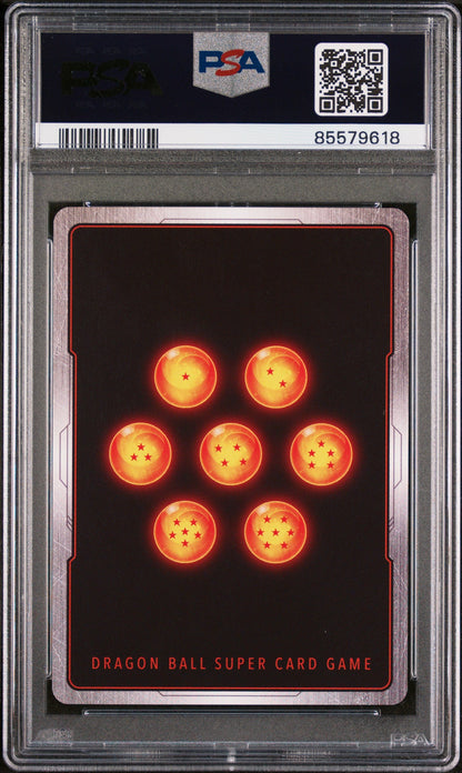 2018 DRAGON BALL SUPER MIRACULOUS REVIVAL BLK MSK SYN, SPLNTRNG #P-075 - PSA 10