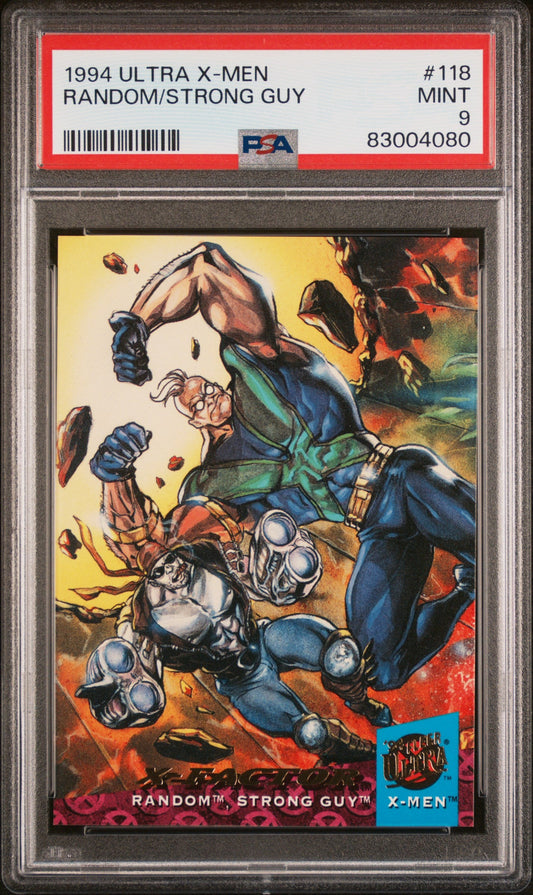 1994 ULTRA X-MEN RANDOM/STRONG GUY  #118 - PSA 9