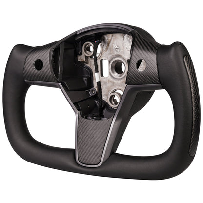 TESERY Yoke Carbon Fiber Steering Wheel for Tesla Model 3 / Y【Style 34】