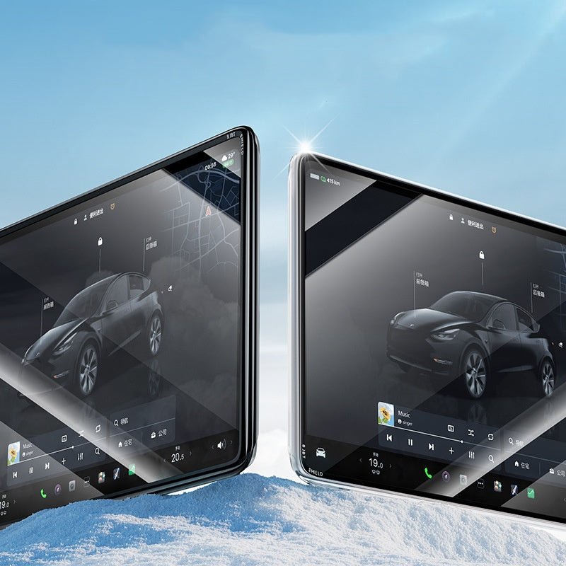 Screen and bezel protection in one piece for Model 3 / Y