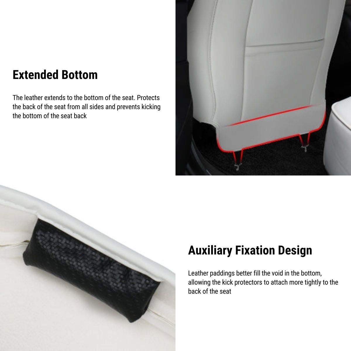 Seat Back Protector for Tesla Model 3 Highland & Model Y（2pcs）