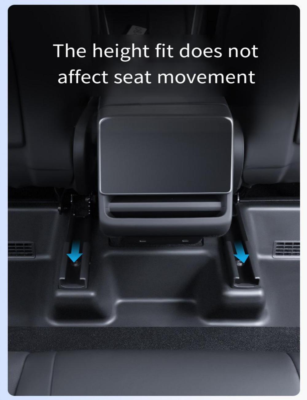 Seat Slide Rail Anti-Kick Guards for Tesla Model Y Juniper (5PCS)