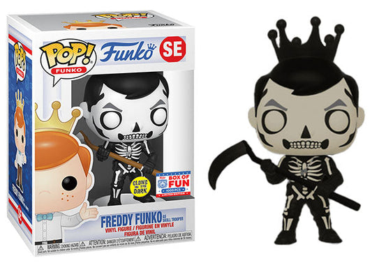 Freddy Funko as Skull Trooper (Glow in the Dark) SE - 2021 Funko Fundays Box of Fun/1000 Made [light damage]