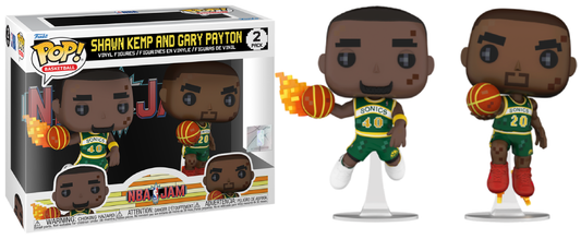 Shawn Kemp and Gary Payton (8-Bit, Basketball) 2-pk