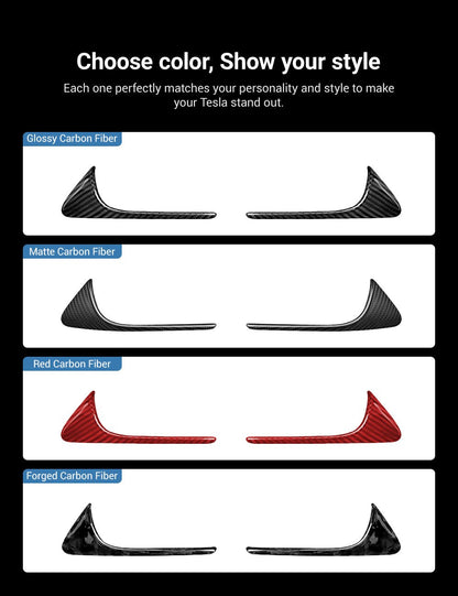Side Camera Turn Signal Cover for Model 3/S/Y/X - Carbon Fiber Exterior Mods