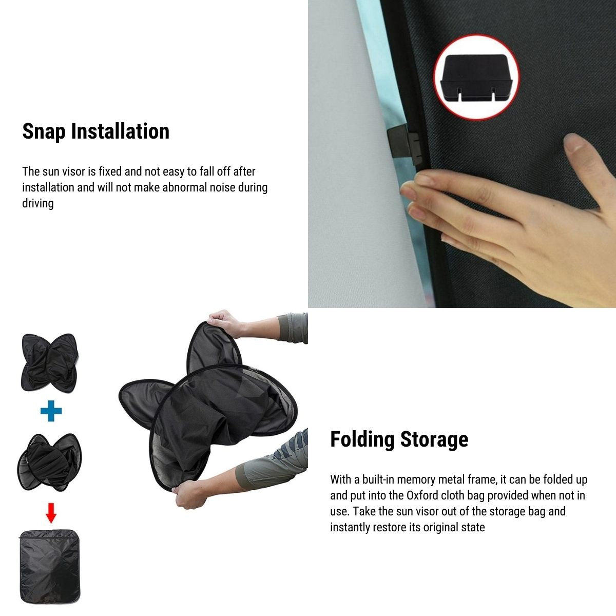 Side Car Window Sunroof Sunshades for Model X