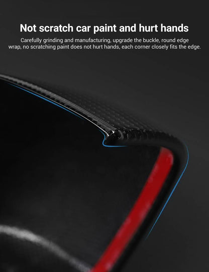 Side Mirror Cover OEM Style for Tesla Model X / S - Dry Carbon Fiber Exterior Mods