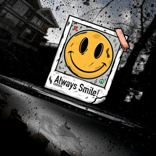 Smiley Face Reflective Car Stickers for Tesla (BFCM Flash Sale)