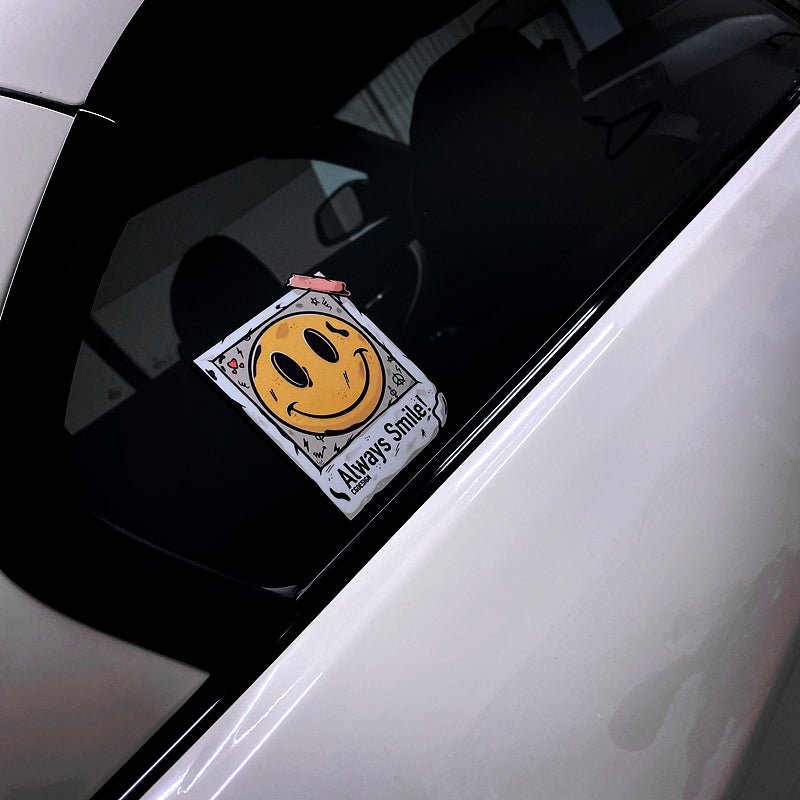 Smiley Face Reflective Car Stickers for Tesla (BFCM Flash Sale)