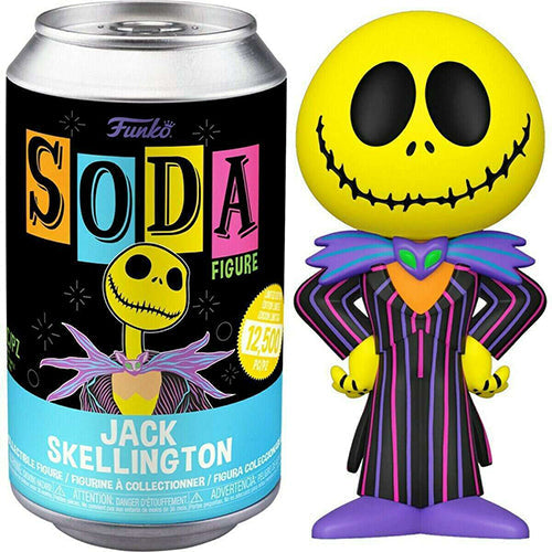 Funko Soda Jack Skellington (Black Light, Sealed) **Shot at Chase**
