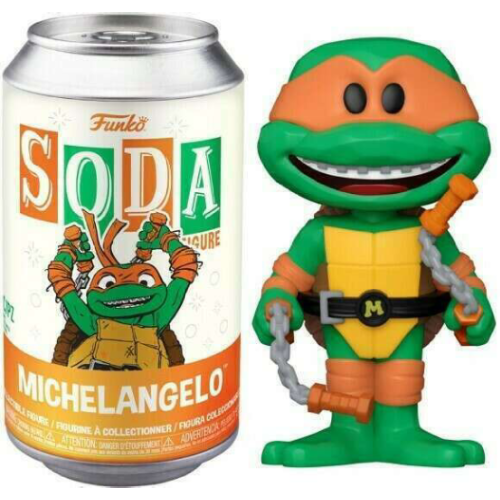 Funko Soda Michelangelo (TMNT Mutant Mayhem, Sealed) **Shot at Chase**