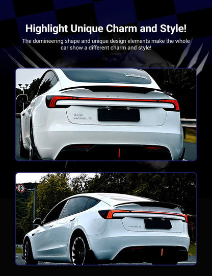 TESERY Starlink Full-Width Strip Taillight for Model 3 Highland