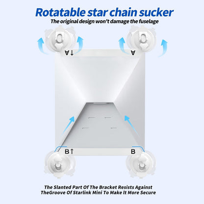 Starlink Mini Magnetic Mount | 2-in-1 Car Roof & Window Mount