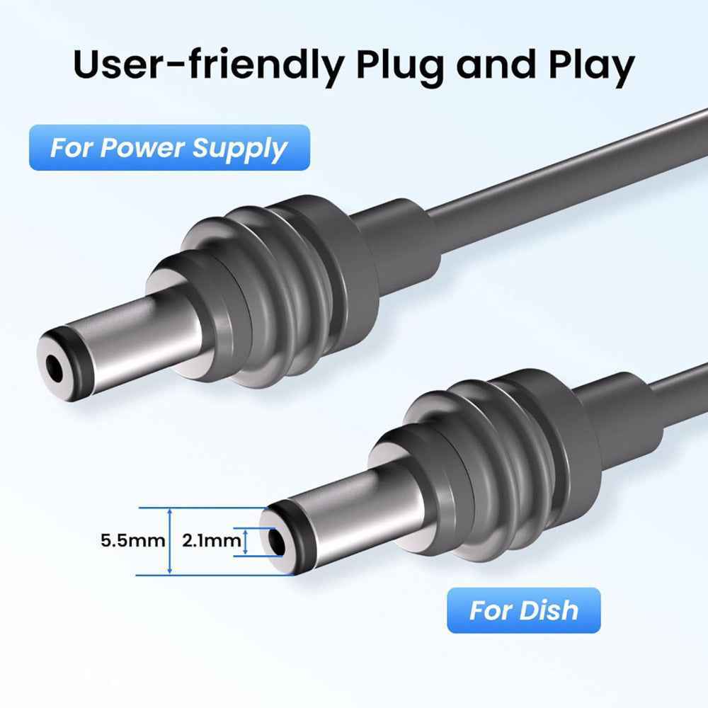 Starlink Replacement Cable for Mini DC Power | Waterproof & Durable