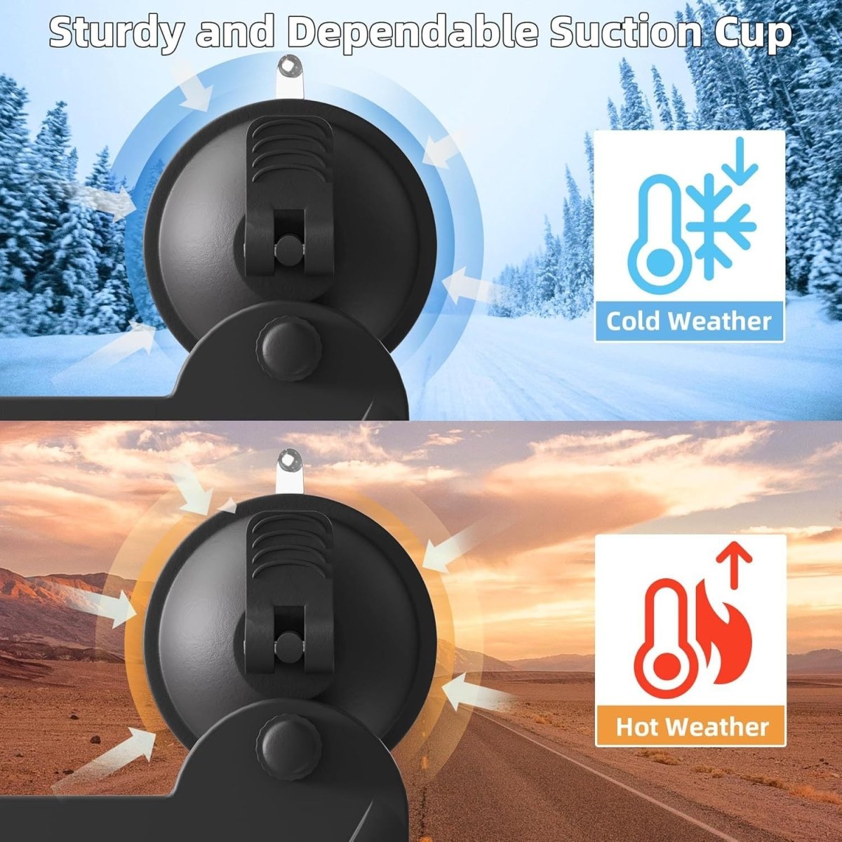 Starlink Suction Cup Mount | Silicone Protective Mount for Car Roof & RV