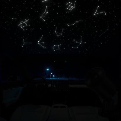 Starry Sky Sunroof Projector Ambient Lighting for Tesla丨 Galaxy Lighting Effect
