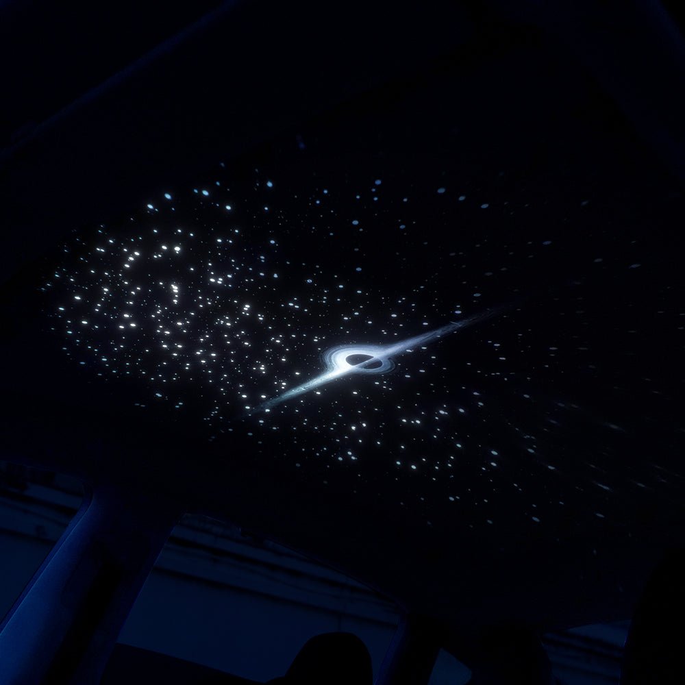 Starry Sky Sunroof Projector Ambient Lighting for Tesla丨 Galaxy Lighting Effect